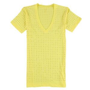 WESSEX Womens Beaded Embellished T-Shirt, NWT